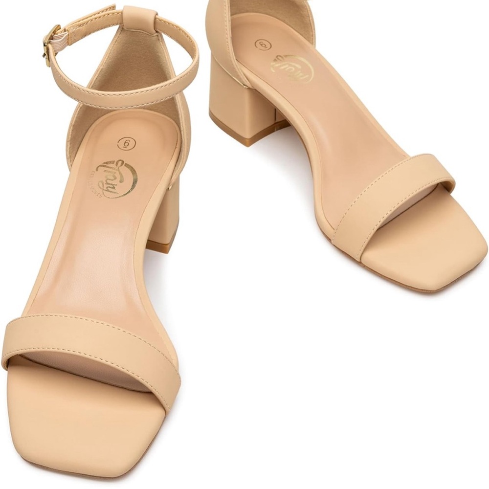 Women’s Nude block Heel Sandals
